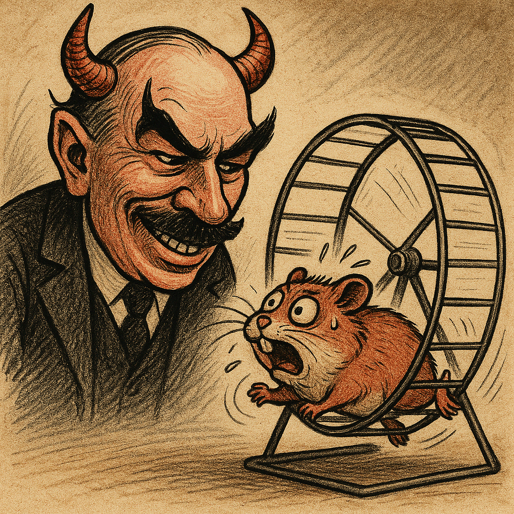 Caricatura de John Maynard Keynes